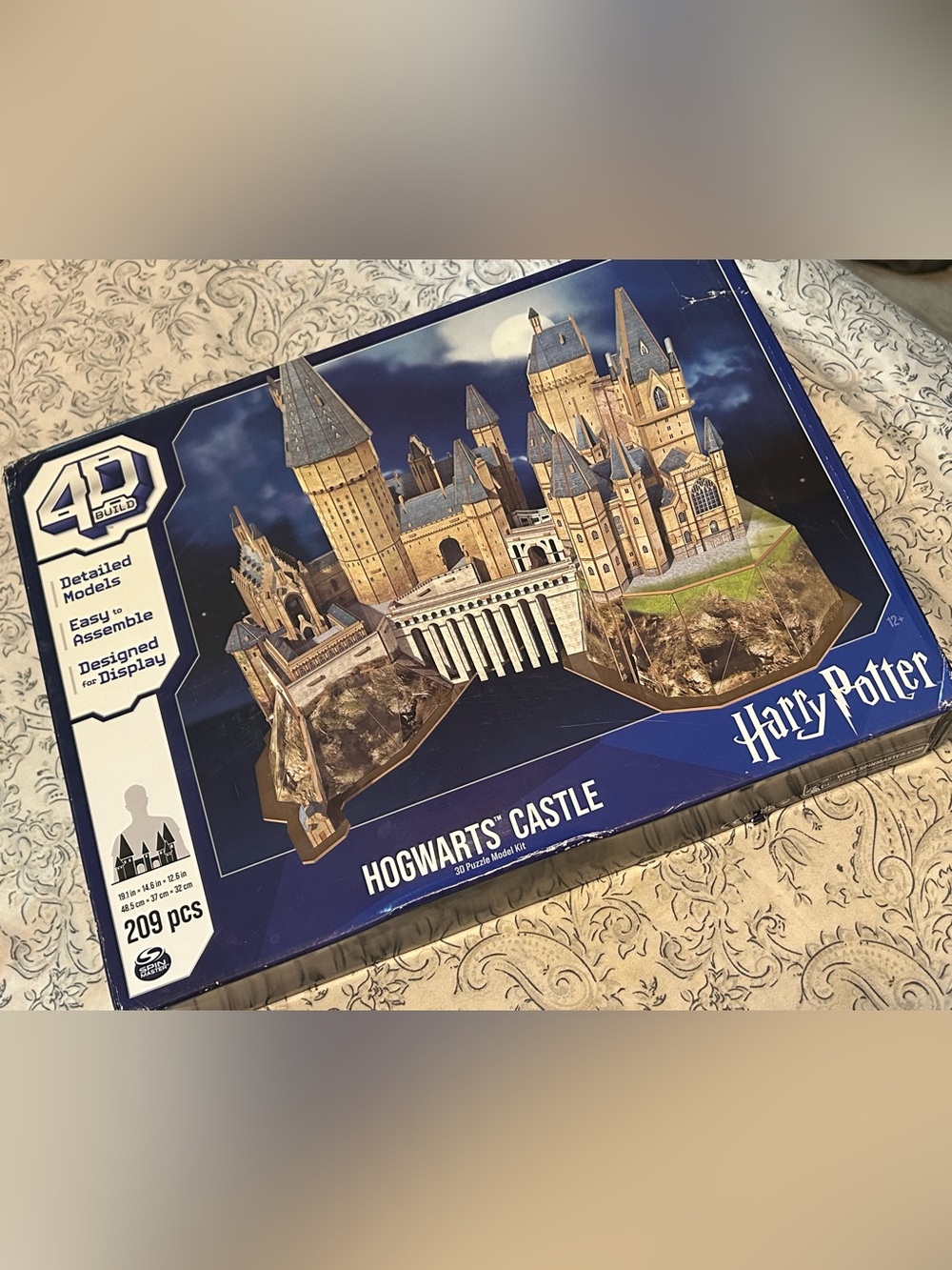 4D Build Harry Potter Hogwarts Castle 3D Puzzle Model Kit (209 Pieces) – NIB